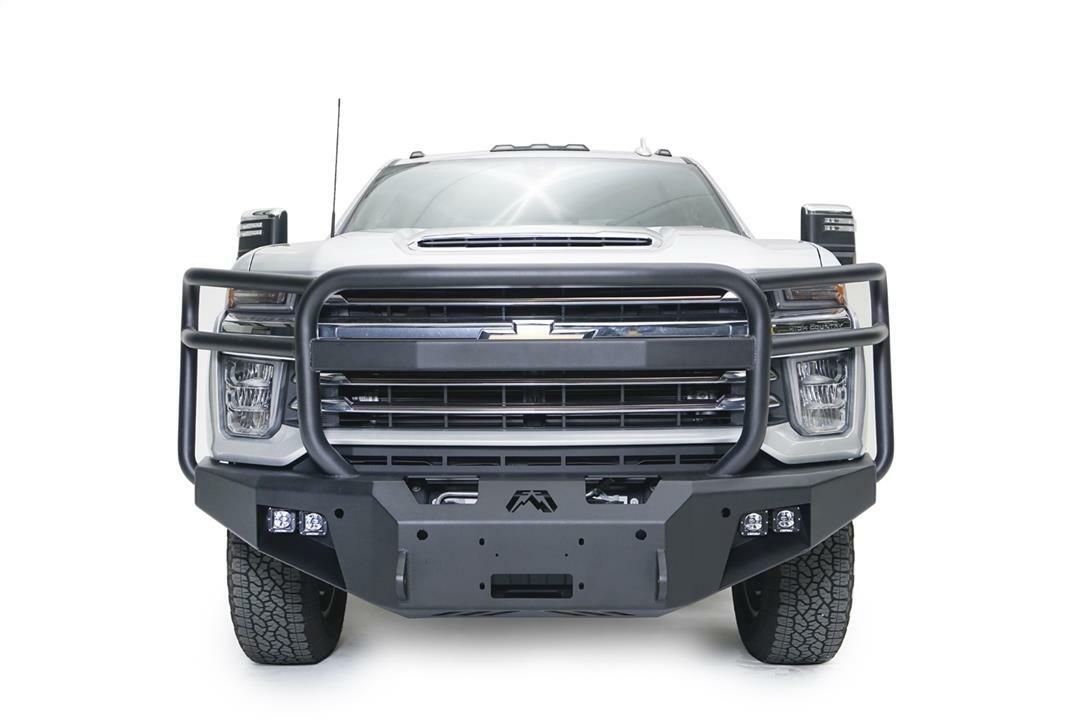 Fab Fours - 2020-2023 Chevy 2500-3500 HD Premium front bumper w/ full grill guard - CH20-A4950-1