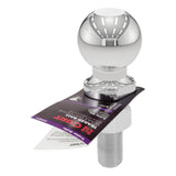 Curt - 2-5/16" Trailer Ball (1" x 3" Shank, 6,000 lbs., Chrome) - 40021