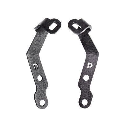 Go Rhino 732310T XE Hood Hinge Cube Light Mounts - Fits 2x2 or 3x3 LED Light Cubes