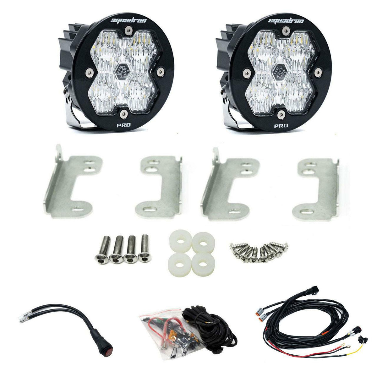 Baja Designs - 44-0050 Squadron-R 2.0 Pro Fog Pocket Light Kit