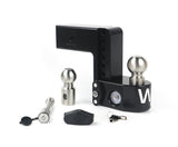 Weigh Safe 6" Drop Hitch with 3" Shank w/ Keyed Alike WS05 - WS6-3-KA-CER-BLA