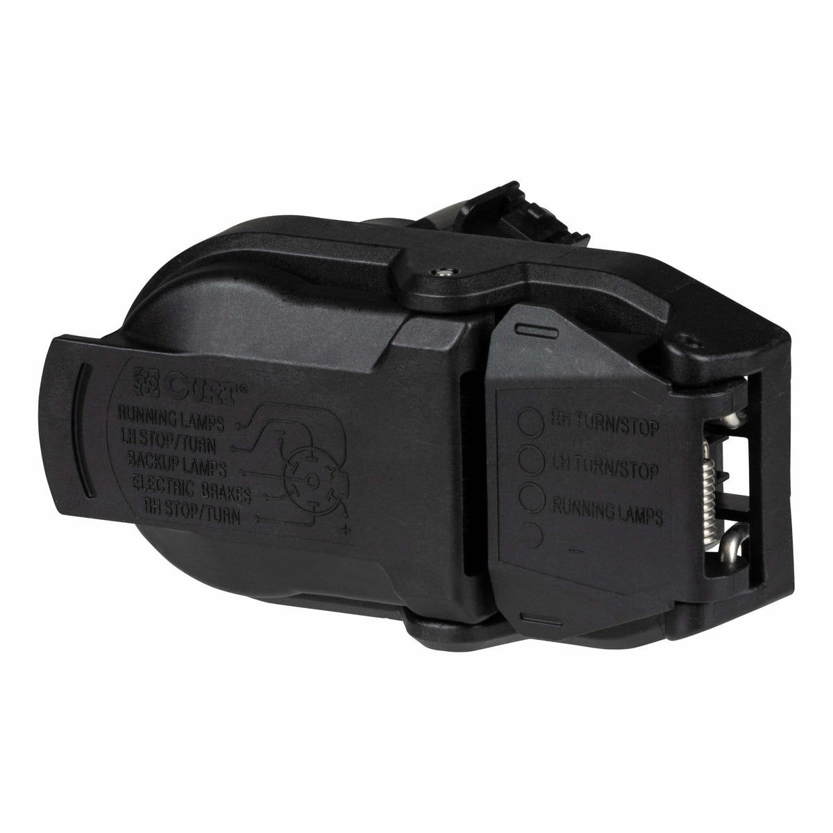 Curt - OEM Replacement Dual-Output 7 & 4-Way Connector (Plugs into USCAR) - 57015
