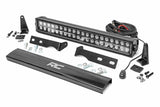 Rough Country - LED Light Kit - Bumper Mount - 20" Black Dual Row - Jeep Grand Cherokee WK2 (11-20) - 70773