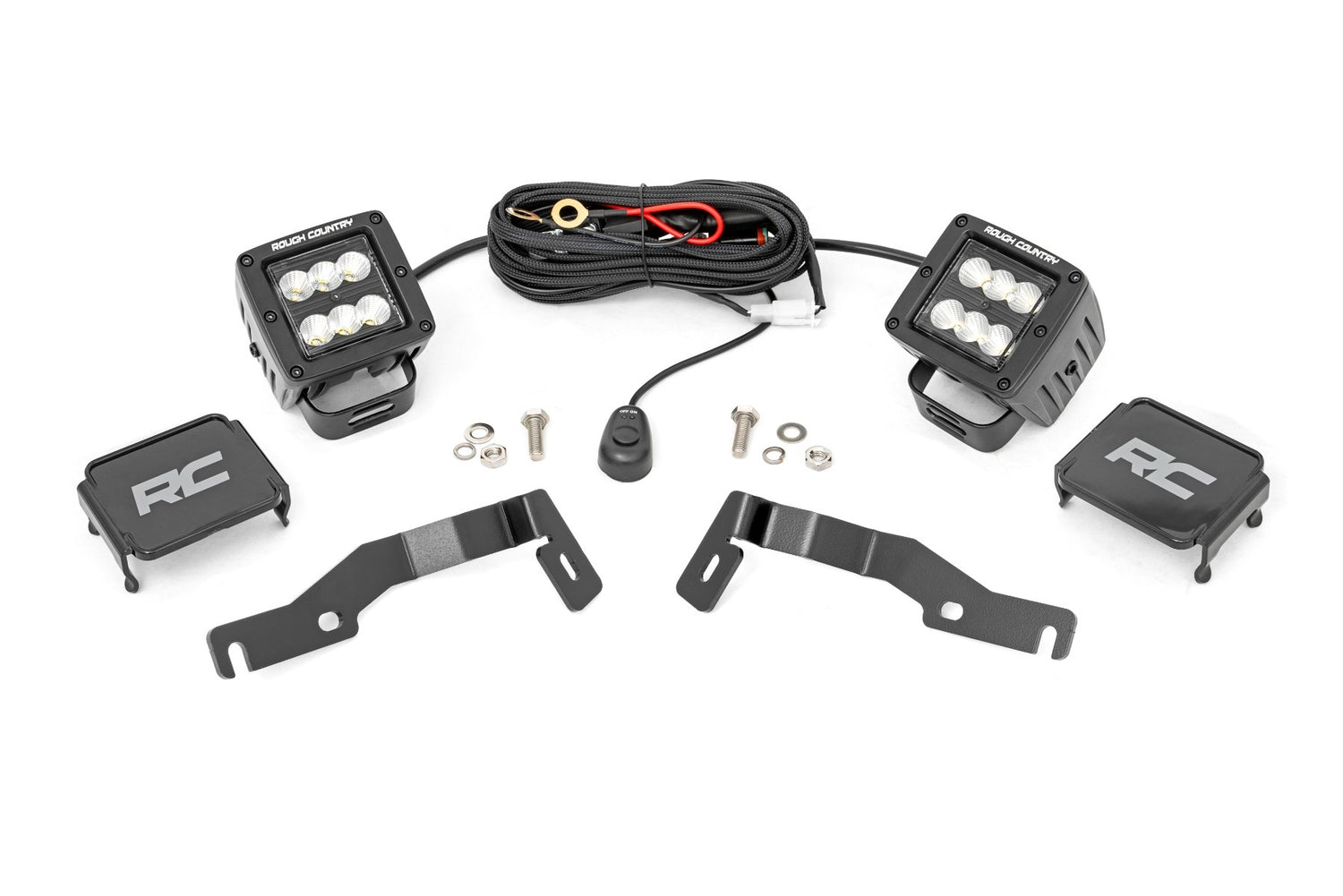 LED Light Kit - Ditch Mount - 2(in.) Black Pair - Flood - Toyota Tacoma (2024)