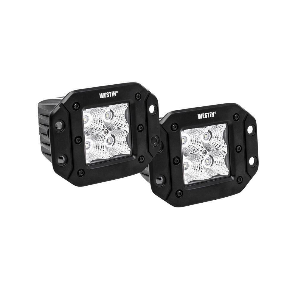 Westin - 09-1218FM4 FM4Q LED Flush Mount Auxiliary Lights
