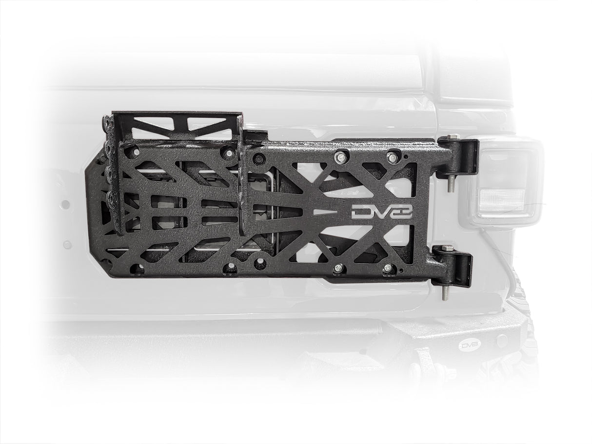 DV8 Offroad - Jeep JL Hinge Mounted Tire Carrier - TCJL-03