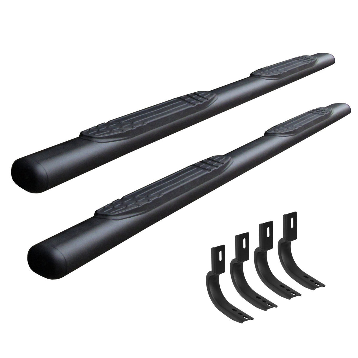 Go Rhino 104412687T - 4" 1000 Series SideSteps With Mounting Bracket Kit - Textured Black