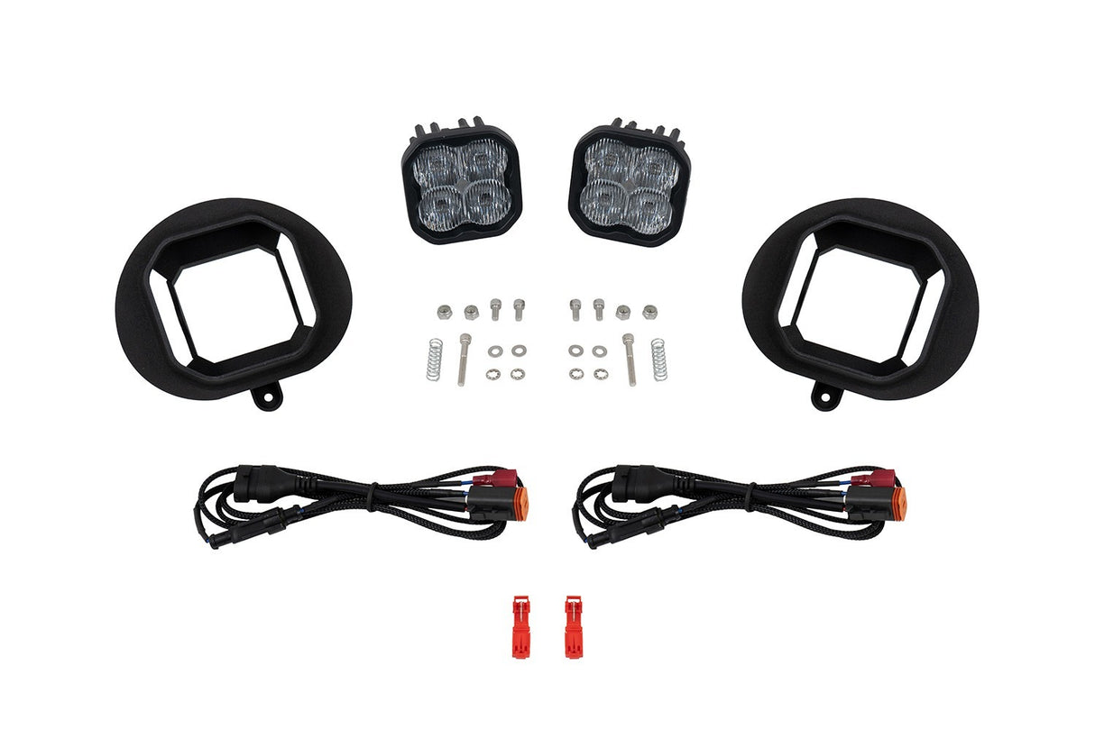 Diode Dynamics - SS3 Pro Type Sierra 2003 Kit ABL White SAE Fog - DD8465