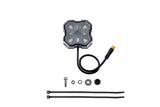 Diode Dynamics - Stage Series Single-Color LED Rock Light, White Diffused M8 (one) - DD7435