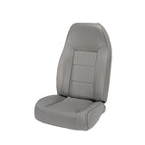 Rugged Ridge - High-Back Front Seat, No-Recline, Gray; 76-02 Jeep CJ/Wrangler YJ/TJ - 13401.09