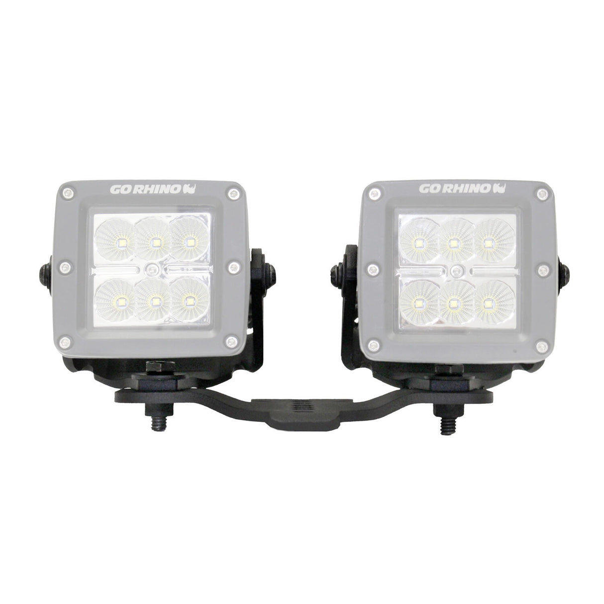 Go Rhino 731030T - XE Hood Hinge Light Mount - Textured Black
