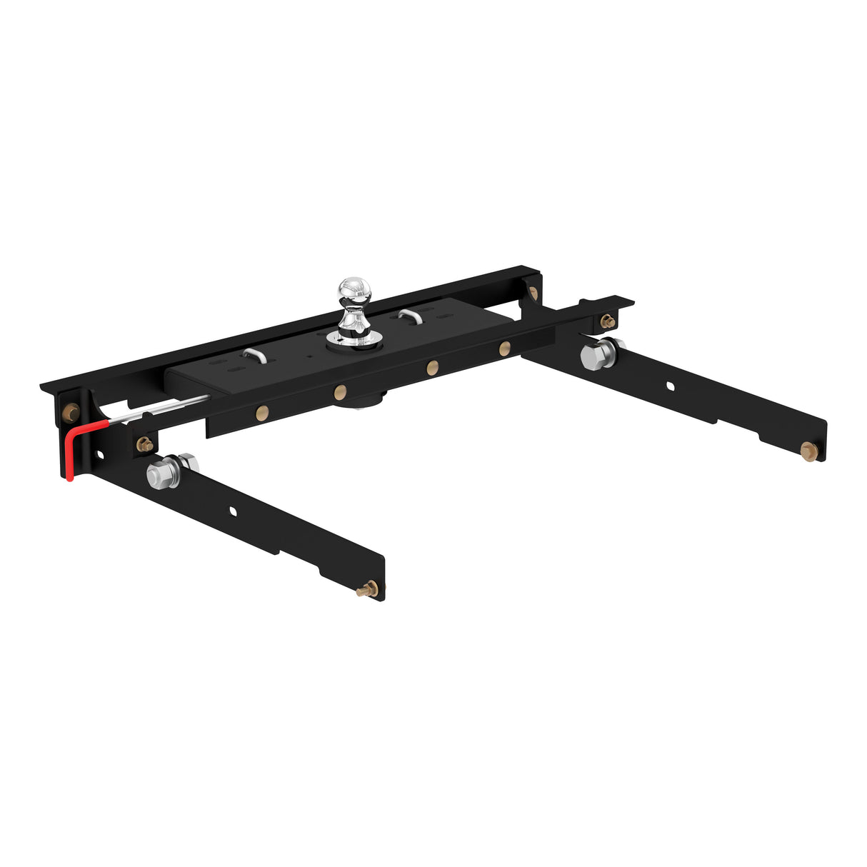 Curt - Double Lock Gooseneck Hitch Kit with Brackets, Select Ford F-150, F-250, F-350 - 60723