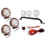 Rugged Ridge - 6 Inch Slim Front Bumper Light Bar Kit; 97-06 Jeep Wrangler TJ - 12495.08