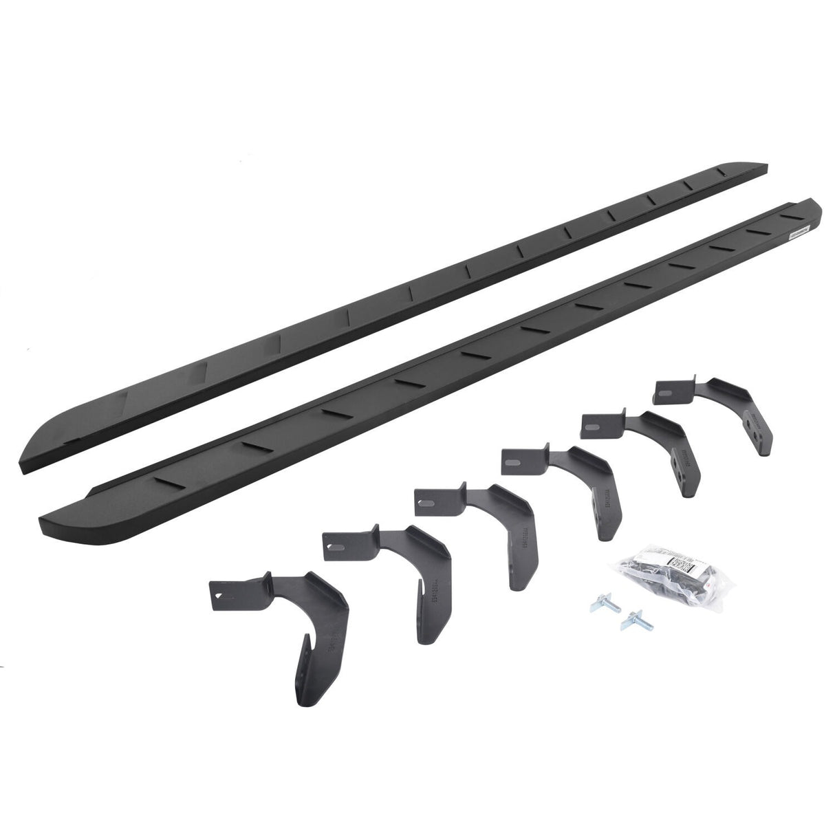 Go Rhino - RB10 Slim Running boards - Complete Kit: RB10 Slim Running board + Brackets - 63434668SPC