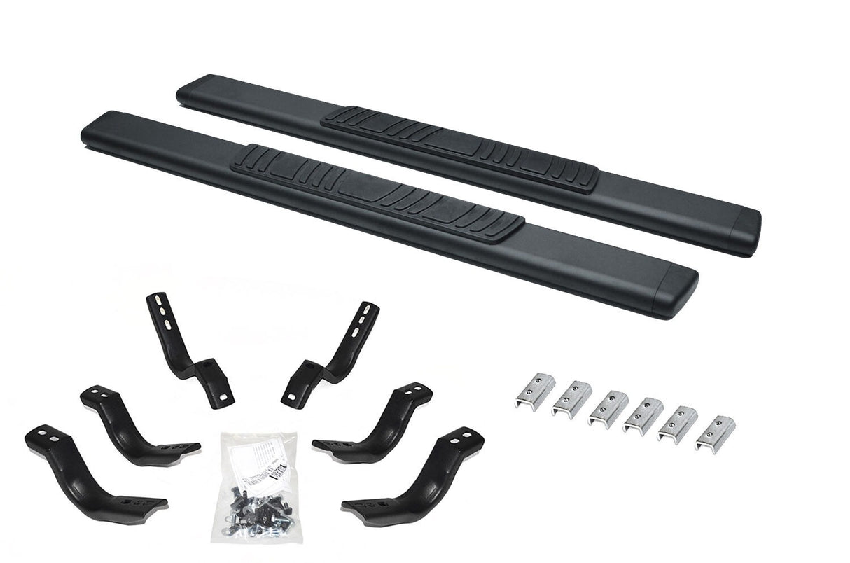 Go Rhino 685418052T - 5" OE Xtreme Low Profile SideSteps With Mounting Bracket Kit - Textured Black