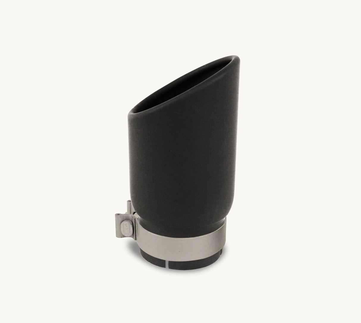 Go Rhino GRT4510B - Black Powder Coated Stainless Steel Exhaust Tip - Textured Black