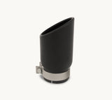 Go Rhino GRT4510B - Black Powder Coated Stainless Steel Exhaust Tip - Textured Black