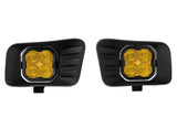 Diode Dynamics - SS3 Pro Type Ram Horiz Kit ABL Yellow SAE Fog - DD7080