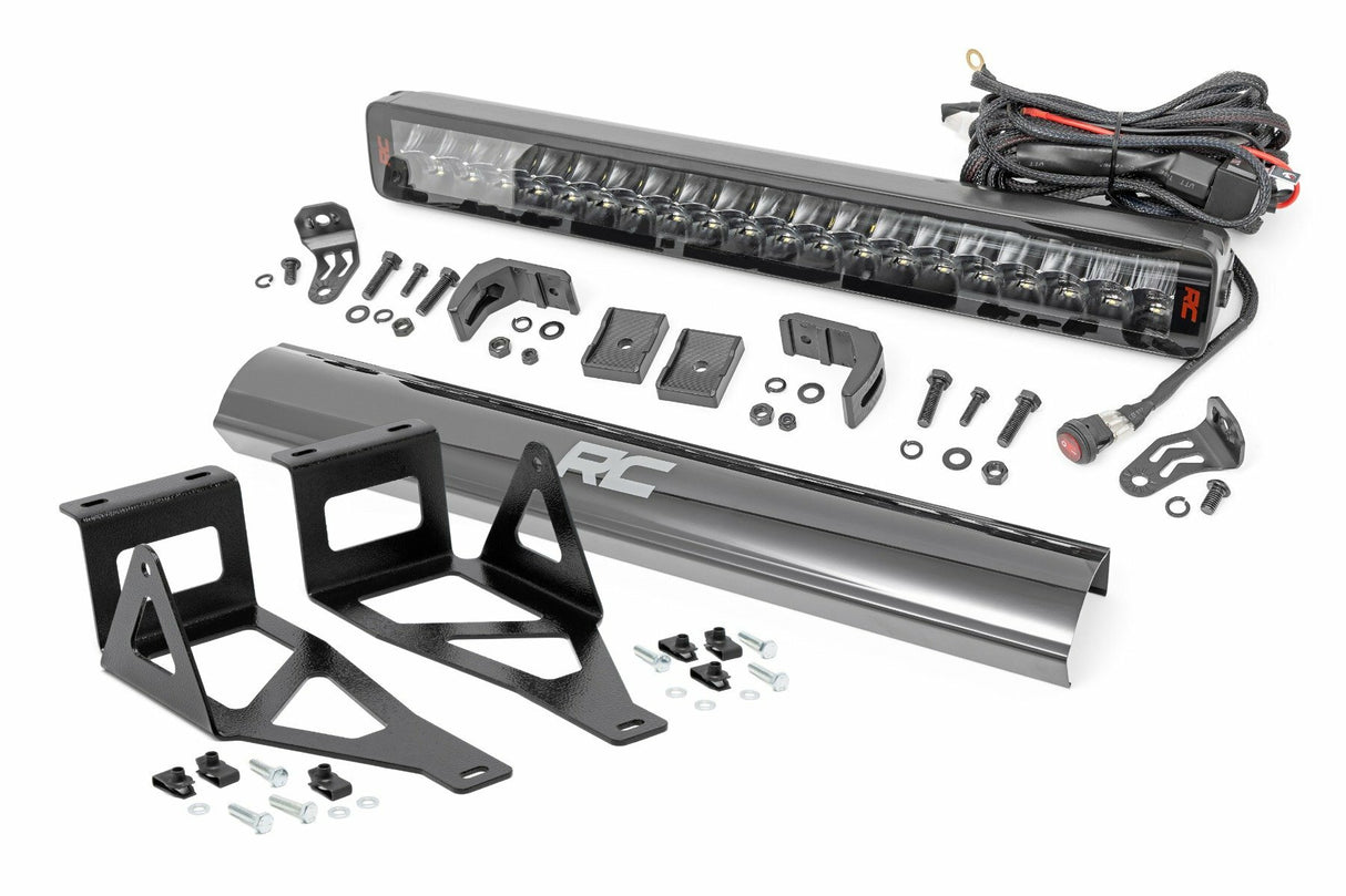 Rough Country - LED Light Kit - Bumper Mount - 20" Spectrum Dual Row - Ford F-250 F-350 Super Duty (05-07) - 80665