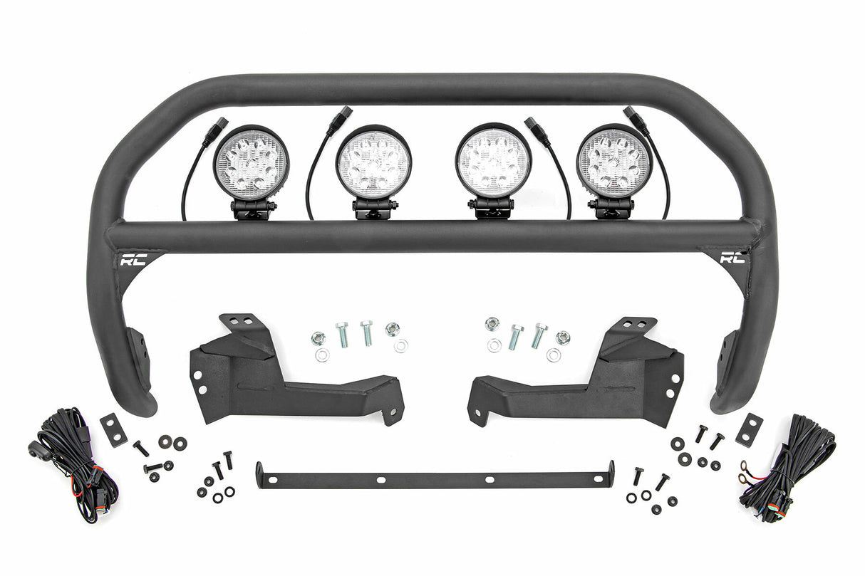 Rough Country - Nudge Bar - 4 Inch Round Led (x4) - Ford Bronco Sport 4WD (21-23) - 51044