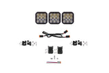 Diode Dynamics - SS5 Pro Universal CrossLink 3-Pod Lightbar White Driving - DD7250