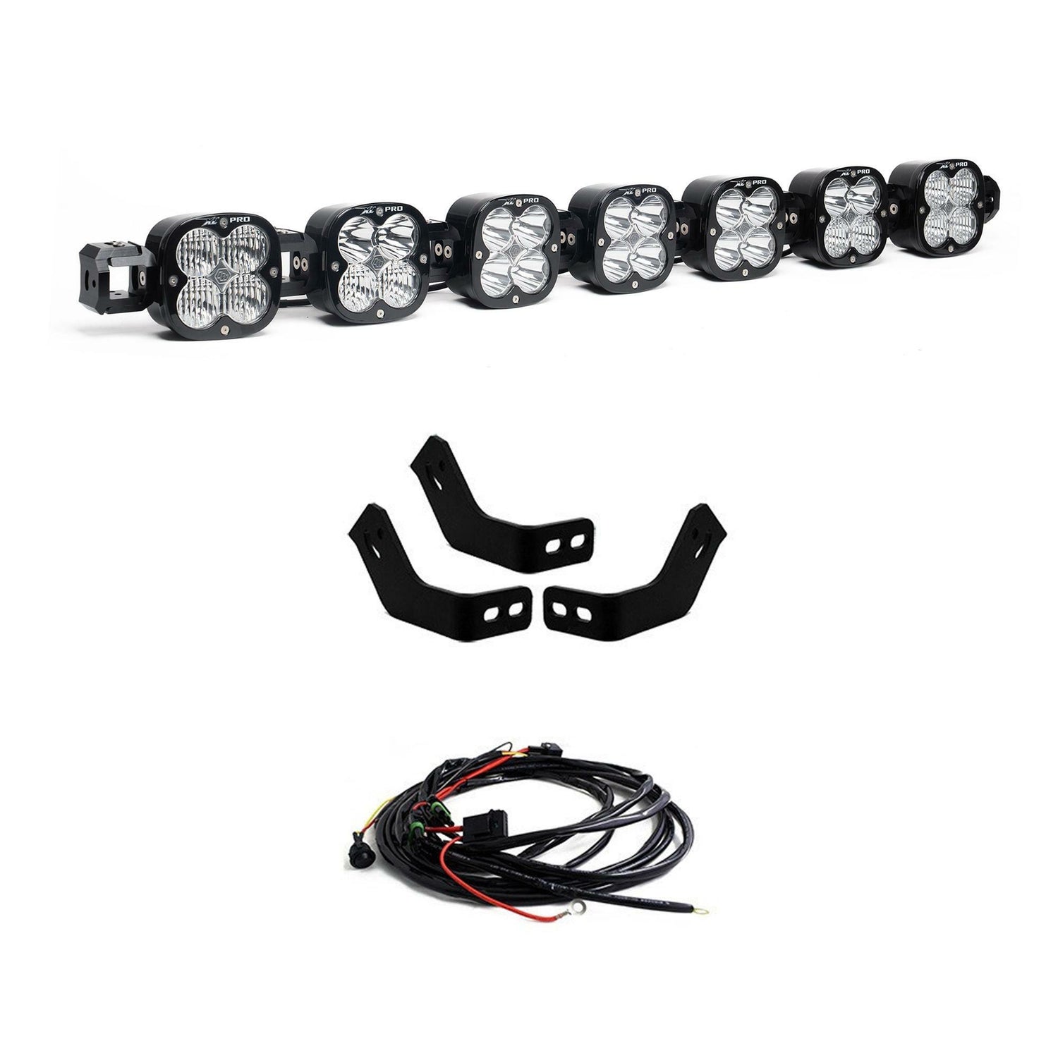 Baja Designs - 44-7890 Toyota 7XL Linkable Roof Light Bar Kit For Prinsu Rack