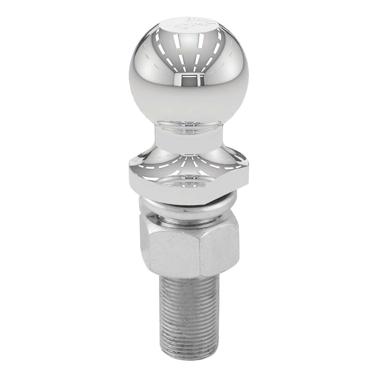 Curt - 1-7/8" Trailer Ball (1" x 3" Shank, 3,500 lbs., Chrome, Packaged) - 40072