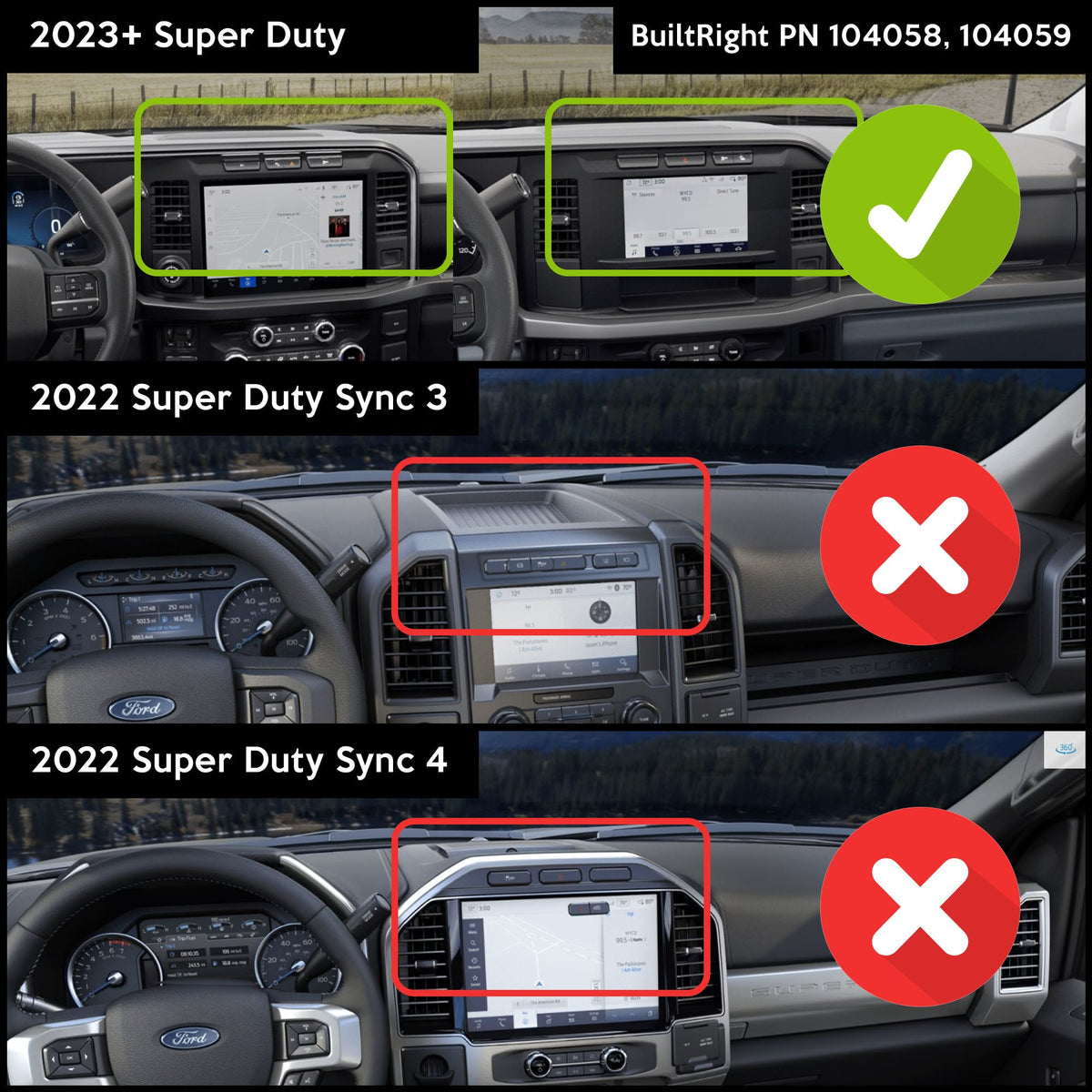 Dash Mount | Ford Super Duty F-250, F-350, F-450 (2023-2026)