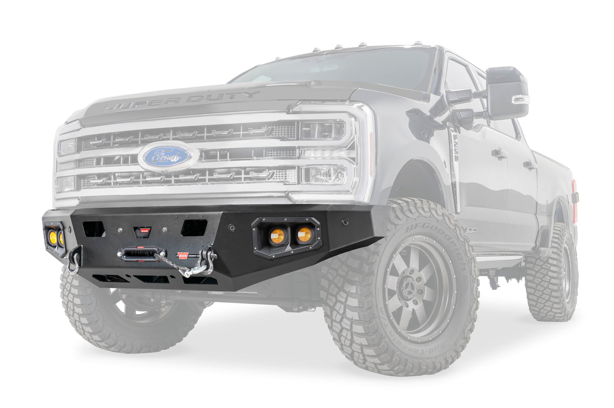 Warn - Ascent HD Front Bumper for 2023-2026 Ford Super Duty - 110629