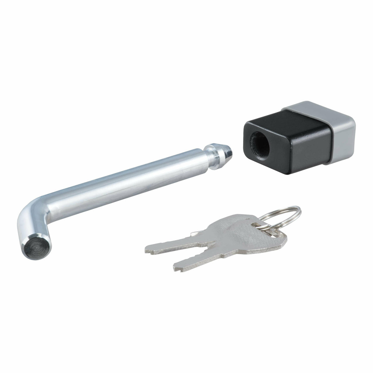 CURT 23021-KA Trailer Hitch Lock, 5/8-Inch Pin Diameter, Fits 2, 2-1/2 or 3-Inch Receiver, Keyed Alike