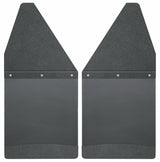 Husky Liners - Kick Back Mud Flaps 12in. Wide - Black Top and Black Weight - 17101