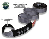 Overland Vehicle Systems - Tow Strap 30 30,000 lb. 3 x 30' Gray Storage Bag - 19069916