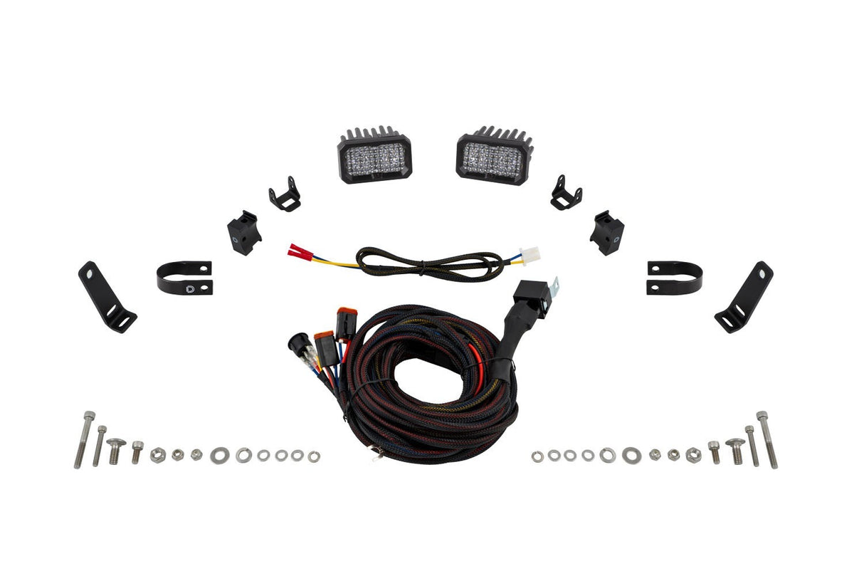 Diode Dynamics - Stage Series 1.25 Inch Roll Bar Reverse Light Kit, SSC2 Sport (pair) - DD7726 - DD7726