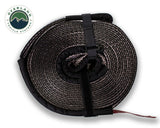 Overland Vehicle Systems - Tow Strap 20000 lbs - 2 x 30' Gray With Black Ends - 19059916