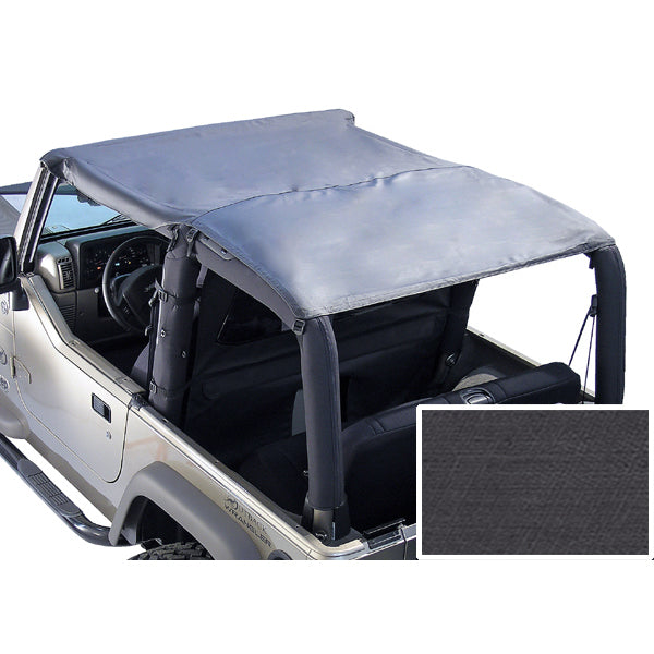 Rugged Ridge - Roll Bar Top, Black Denim; 76-91 Jeep CJ7/Wrangler YJ - 13554.15