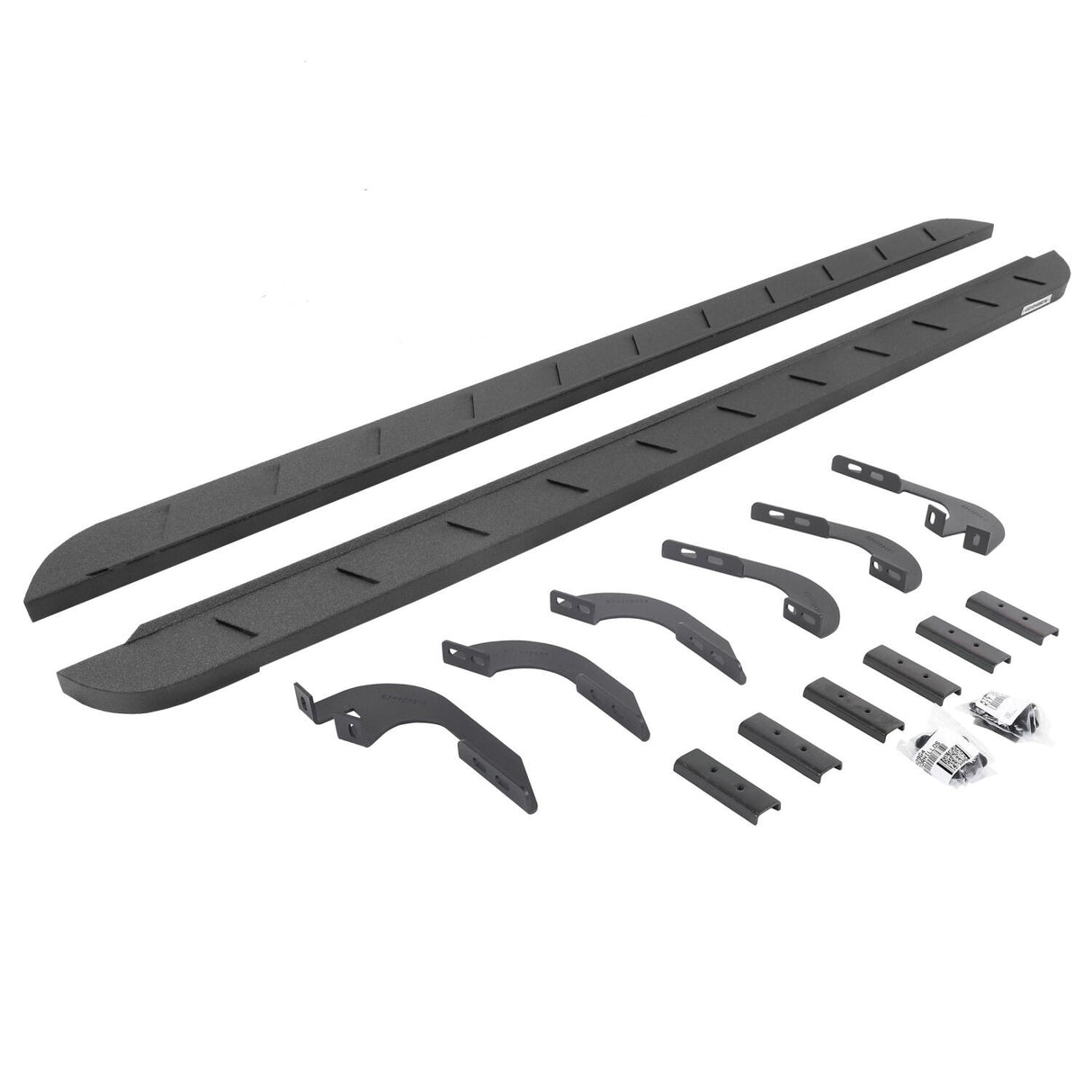 Go Rhino 63444568ST RB10 Slim Line Running Boards with Mounting Brackets Kit
