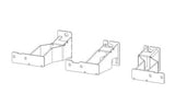 Go Rhino FSD4432TK Dominator Xtreme Frame Slider - MOUNTING BRACKETS ONLY - Double Cab Only