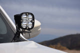 Rago Fabrication - 2010-2023 5th Gen Toyota 4Runner Ditch Light Brackets - R1000T4RUDIT