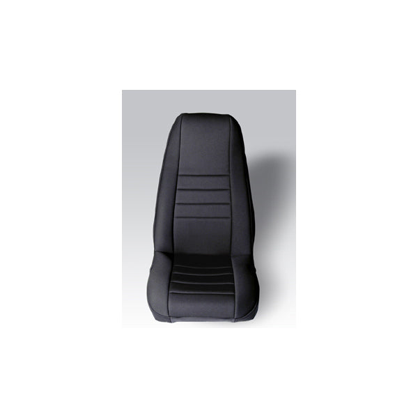Rugged Ridge - Neoprene Front Seat Covers, Black; 76-90 Jeep CJ/Wrangler YJ - 13212.01