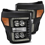AlphaRex 880149 LED Projector Headlights in Black