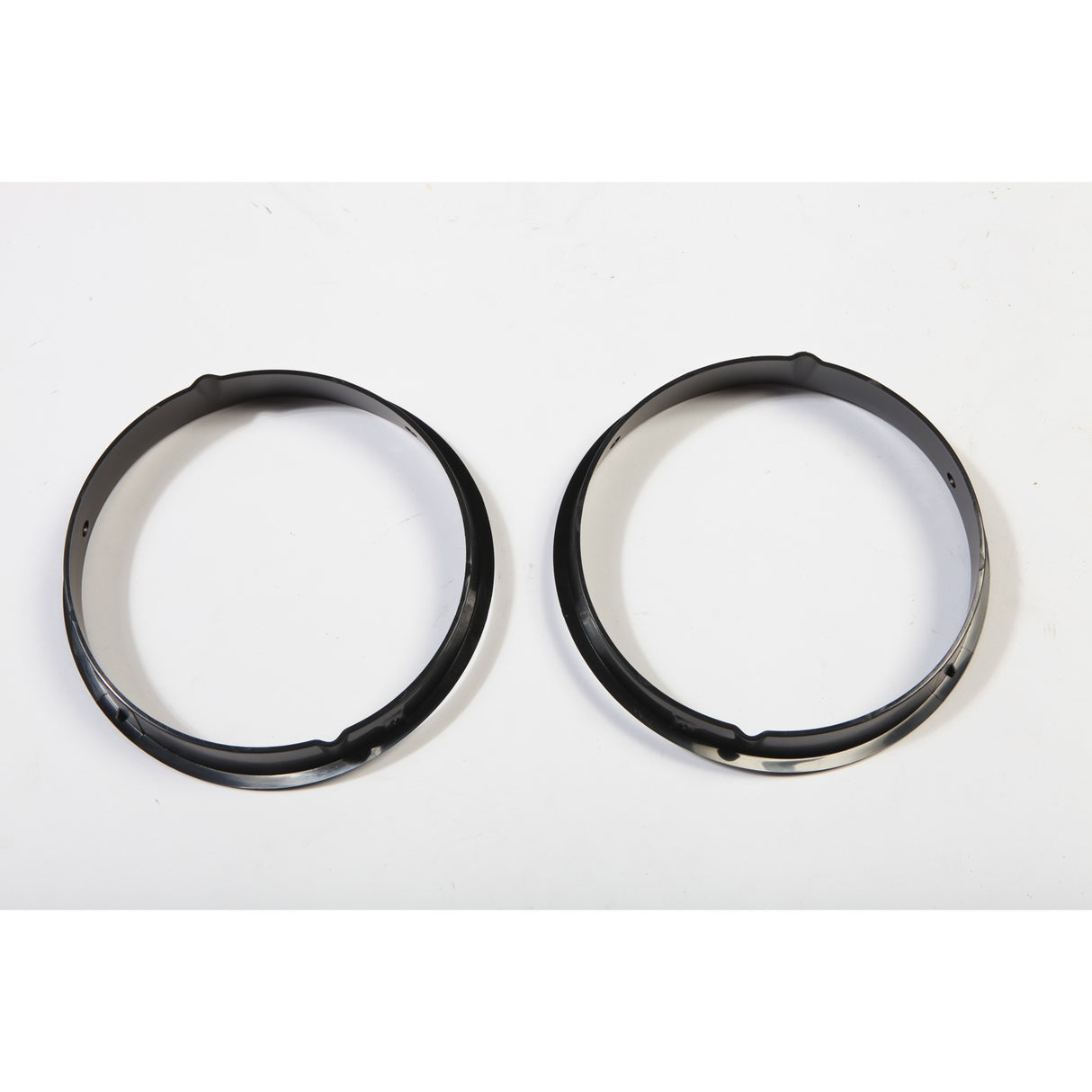 Rugged Ridge - Black Headlight Bezels; 97-06 Jeep Wrangler TJ - 12419.23
