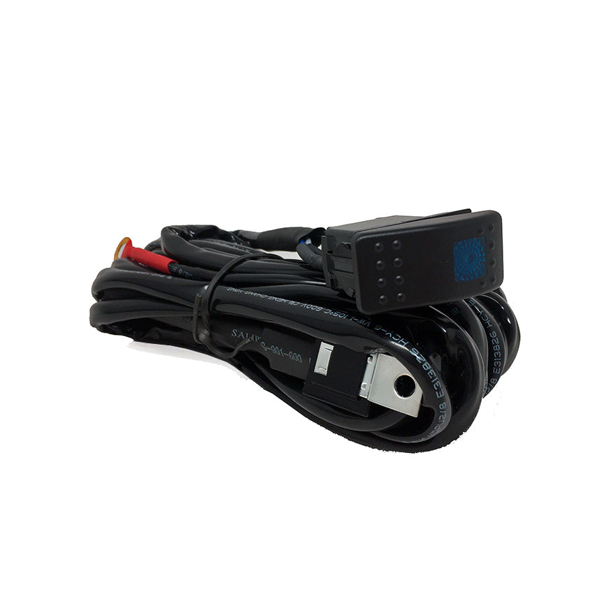 Baja Designs - 640129 - OnX6/S8 (10 in-30 in) / XL UTV On/Off Rocker Switch Wiring Harness