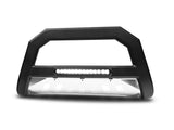 Armordillo 2007-2009 Jeep Wrangler AR Series Bull Bar W/LED - Matte Black W/Aluminum Skid Plate