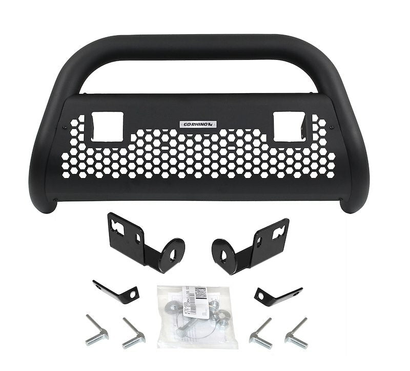 Go Rhino 55292T -  RC2 LR Bull Bar with Mounting Brackets & Two 3" Light Openings - Textured Black
