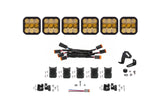 Diode Dynamics - SS5 Sport Universal CrossLink 6-Pod Lightbar Yellow Combo - DD6799