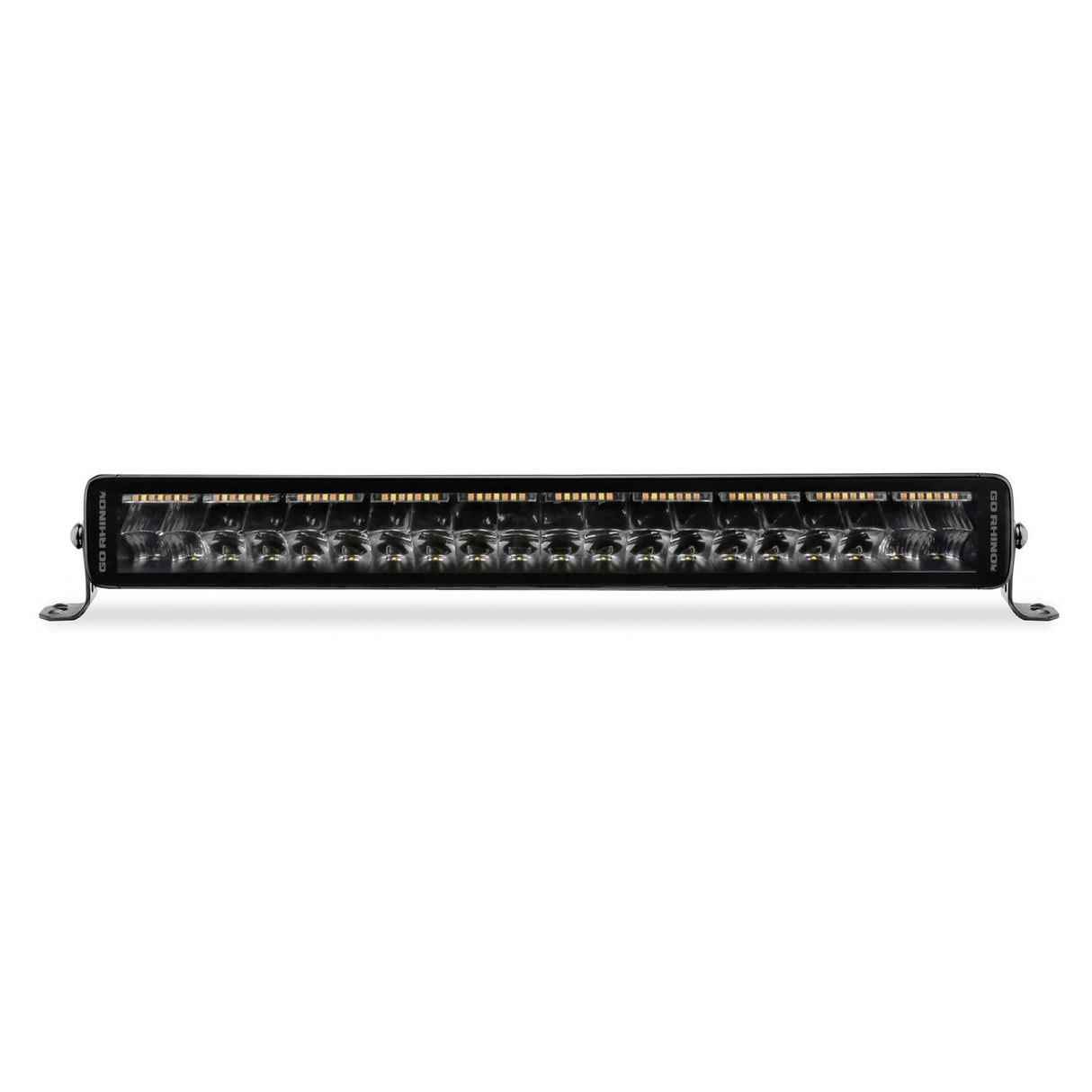 Go Rhino 752002112CDS Blackout Combo Series - DOUBLELINE 20" Double Row LED Light Bar w/Amber LEDs