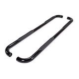 TrailFx - 3" Round Step Bar For Jeep Wrangler JK- Black (1160631073)