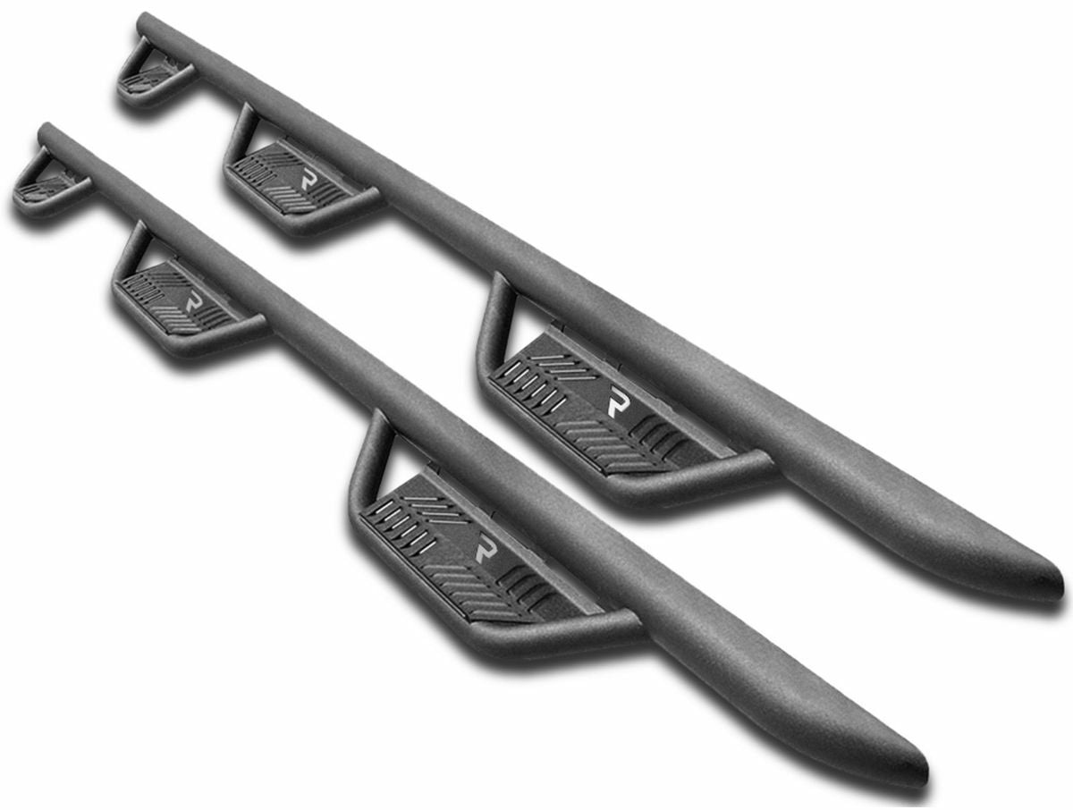 N-FAB - Podium Step; Lg Textured Black; 3 In. Main Tube Diameter; - HPD15103CC-6-TX