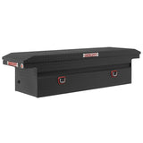 Weather Guard - Model 121-52-04 Saddle Box, Aluminum, Full Low Profile, Textured Matte Black, 11.0 cu ft - 121-52-04