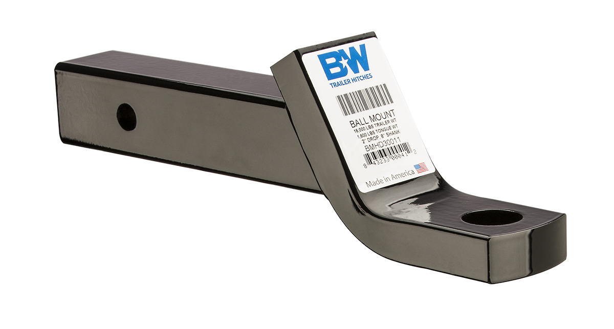 B&W Trailer Hitches - BMHD30011 Ball Mount 16K 2" Drop